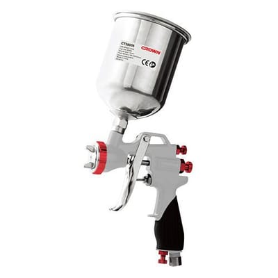 CROWN CT38056 Professional Air Spray Gun, 1.5mm, 220ml/min, 600ml; Model: CT38056_img_0