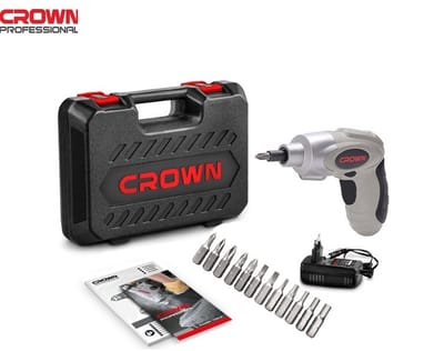 CROWN CT22001L, 3.6V Cordless Screwdriver, Max Torque 3N.m, Model: CT22001L_img_0
