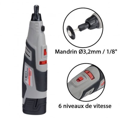 Crown ,CT23006, 12v Cordless Rotary Tools with accessories, 1.5Ah, Model: CT23006_img_4