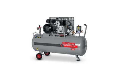 CROWN CT36031 100L Professional Belt Driven Air Compressor, 1491W, 120L/min, 8bar; Model: CT36031_img_0