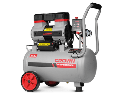 CROWN CT36090 24L Professional Oil-Free Air Compressor, 24L, 1400W, 100L/min, 8Bar; Model: CT36090_img_2
