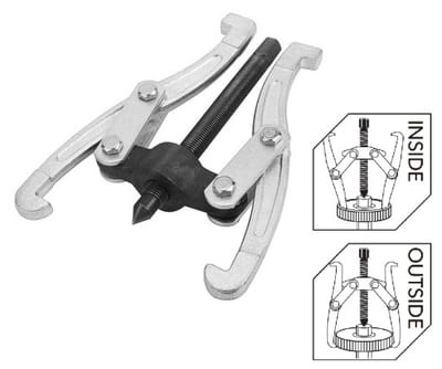 TOLSEN 65000 3" 2-Jaw Gear Puller, Adjustable, Forged Steel, Zinc Plated | Model: 65000_img_1