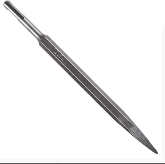 TOLSEN SDS Plus Pointed Chisel (14 x 250mm), Industrial Grade 75440