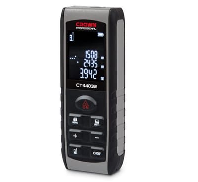 CROWN CT44032 Professional Digital Laser Measure, 40m, ±2mm; CT44032_img_0
