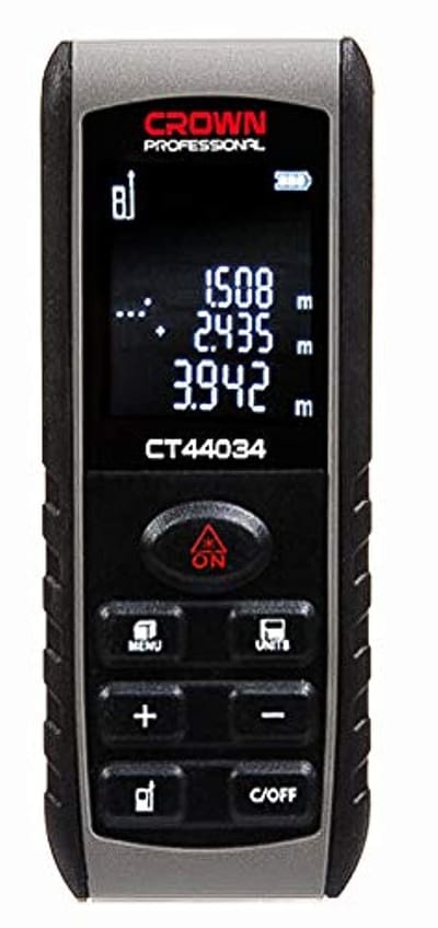 CROWN CT44034 Professional Digital Laser Measure, 80m, ±2mm; CT44034_img_0
