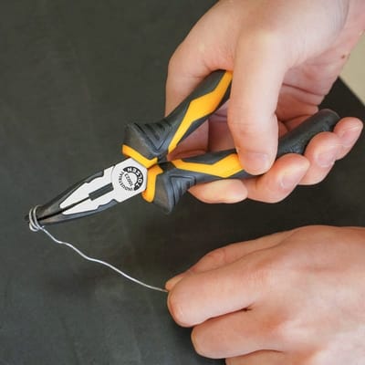 TOLSEN 6" Bent Nose Pliers (160mm) Industrial GRIPro Series Model: 10023_img_5