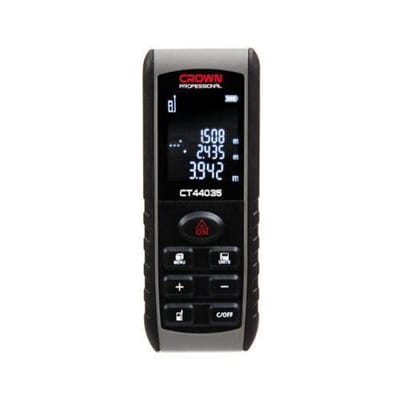 CROWN CT44035 Professional Laser Measure, 100m, ±2mm; CT44035_img_0