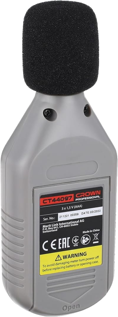 CROWN CT44097 Sound Meter, 20-130dB; CT44097_img_1