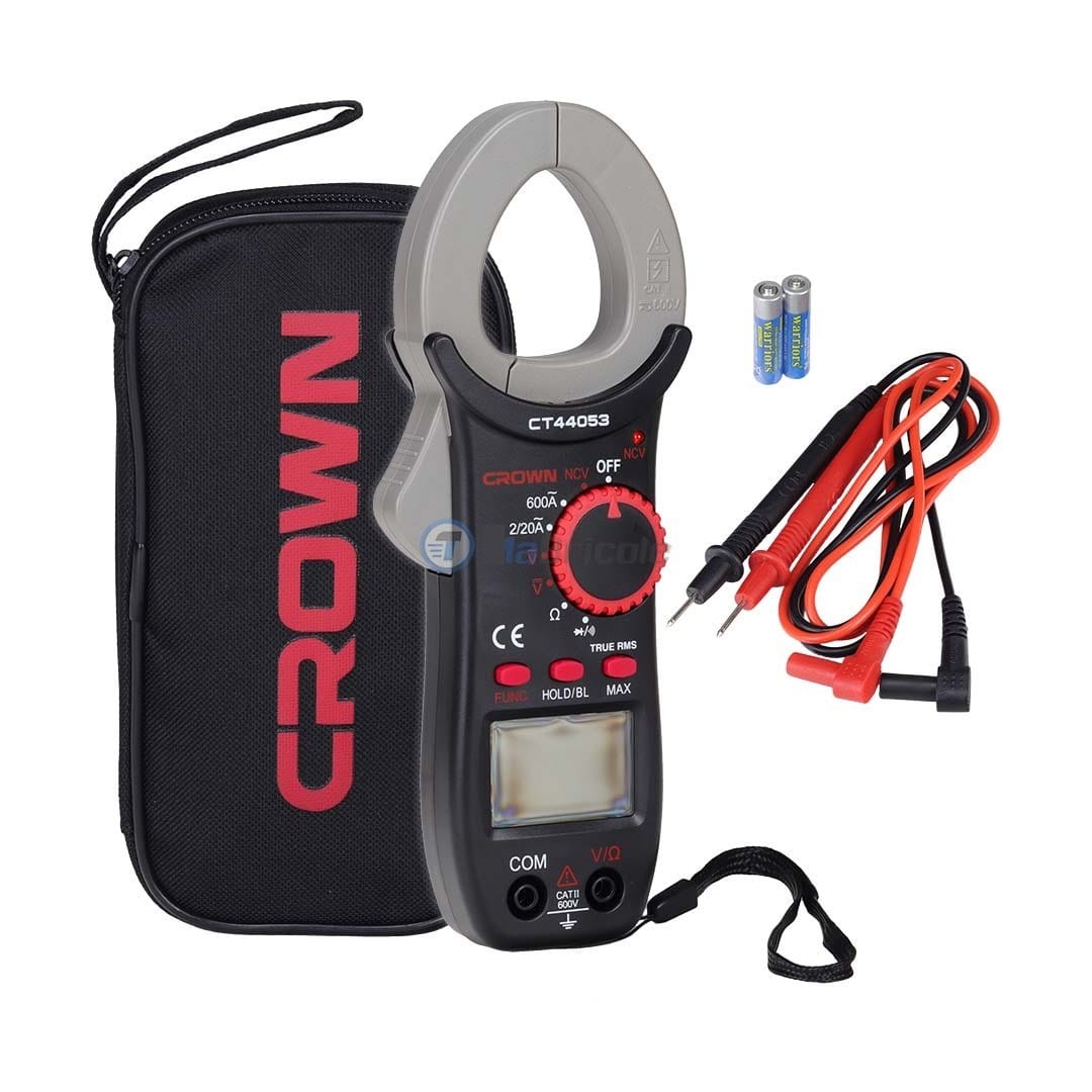 CROWN CT44053 Professional Digital Multimeter, 600V, 600V, 600A, 20MΩ; CT44053