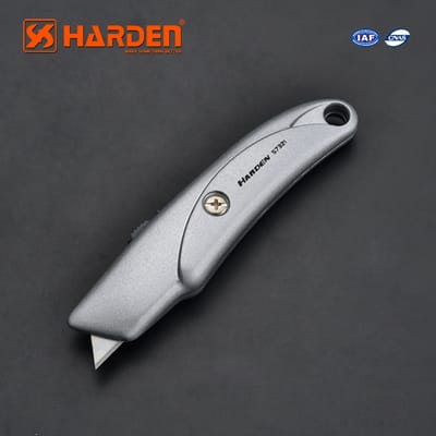 HARDEN 150mm Universal Knife, 32MM Width Blade, Folding Utility Knife, Multi Hand Cutting Tool Box, Cutter Knife Cutter, Professional Quality Aluminum Body; 570321_img_0