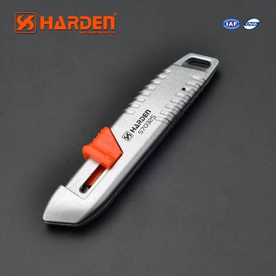 HARDEN Universal Utility Knife, 18mm Width Blade, Folding Utility Knife, Multi Hand Cutting Tool Box, Cutter Knife Cutter; 570325_img_0