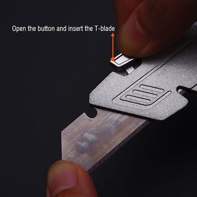 HARDEN Folding Anti Cutter 165mm with 5Pcs Refill, Multi Hand Cutting Tool Box, Cutter Knife Cutter; 570332_img_5