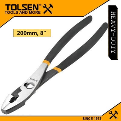 TOLSEN Slip Joint Pliers (6" | 8" | 10") Industrial Grade, Dipped Handle, Model: 10311 | 10313 | 10314_img_2