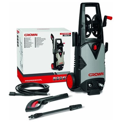 CROWN CT42022 ,1800W High Pressure Washer Car Washer Bike Washer Cleaner, 140bar, 6.7L/min, Model: CT42022_img_1