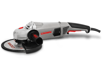 CROWN CT13489 9" Professional Angle Grinder, 2600W, 180mm, Rear switch; CT13489-230_img_0