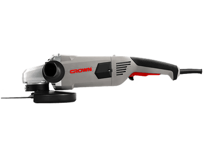 CROWN CT13489 9" Professional Angle Grinder, 2600W, 180mm, Rear switch; CT13489-230_img_1