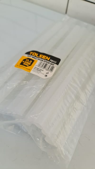 Tolsen Hot Melt Glue Stick Set 11.2x200mm, 1 Kg (50-51Pcs) Model: 79111_img_0