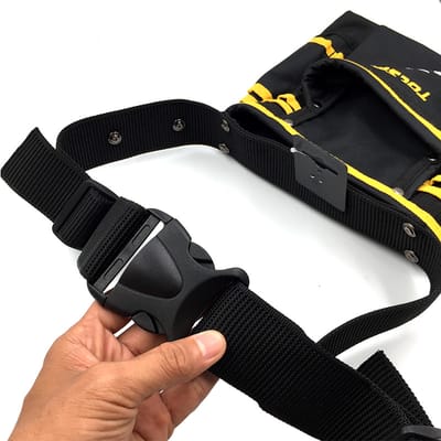TOLSEN 80120 Tool Pouch, ROO Line, 11 Pockets, Hammer Loop, Tape Clasp, Adjustable Strap, Model: 80120_img_2