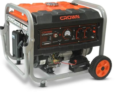 CROWN CT34075WE Generator 2KW Professional Gasoline Generator, 2KW, Electric Start, 220V, 15L; CT34075WE_img_0