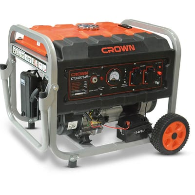 CROWN CT34076WE Generator 2.5KW Professional Gasoline Generator, 2.5KW, Electric Start, 230V; CT34076WE_img_0