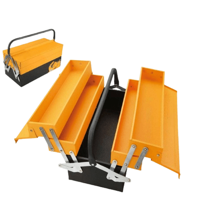 TOLSEN 80212 Steel Tool Box, 17", 3 Layer Heavy Duty (495x200x290mm), Model: 80212_img_0